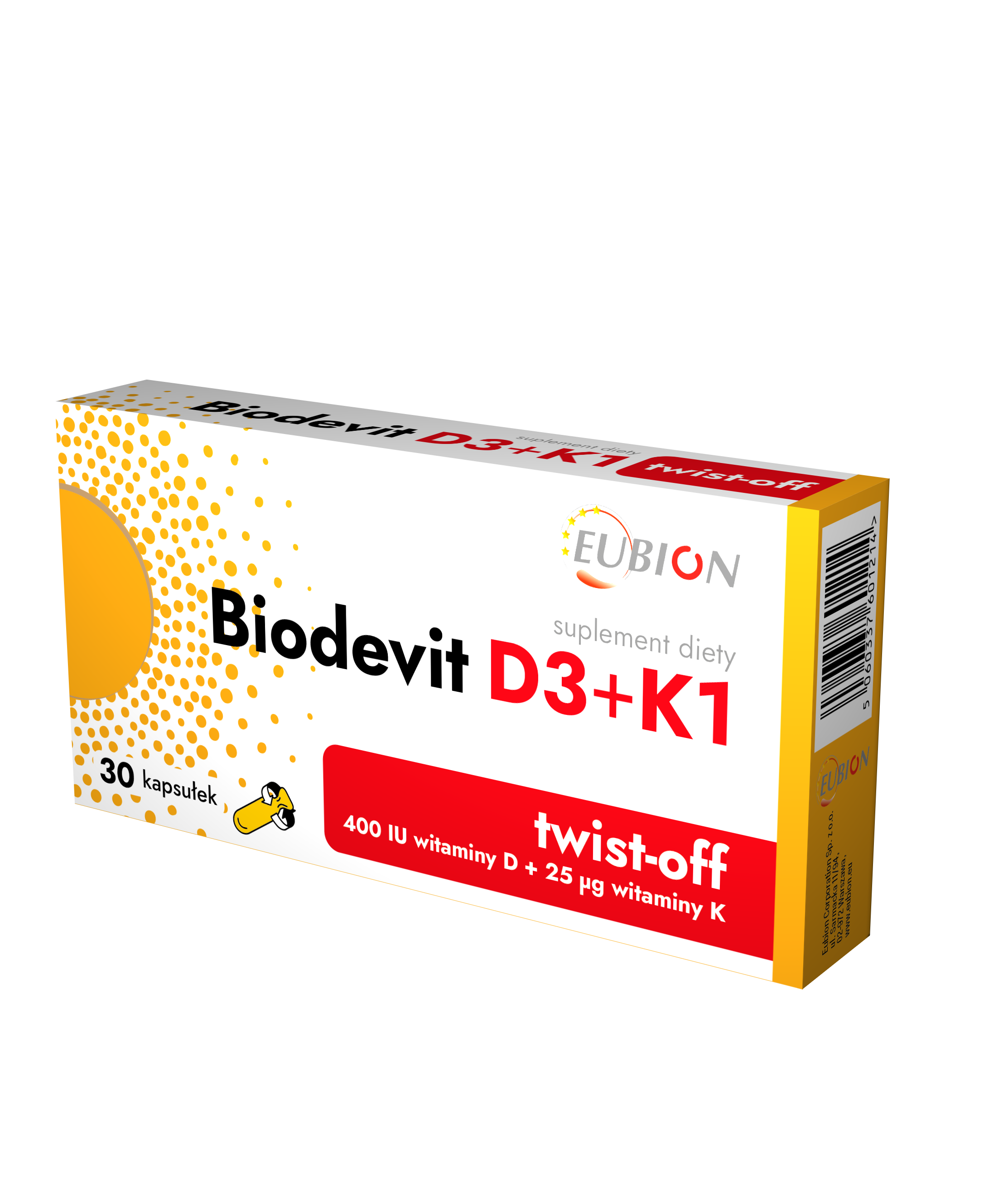 Biodevit D3+K1 twist-off